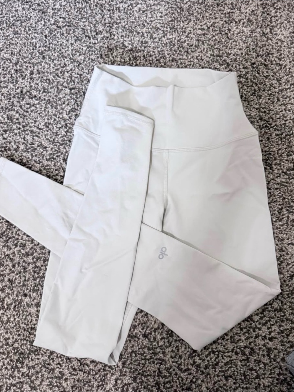 ALO Yoga High-Rise BONE Leggings SIZE SMALL